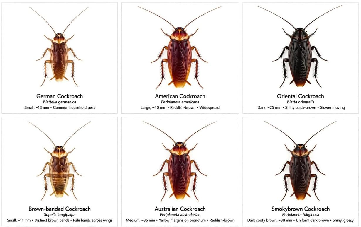 Cockroach, a common commercial pest