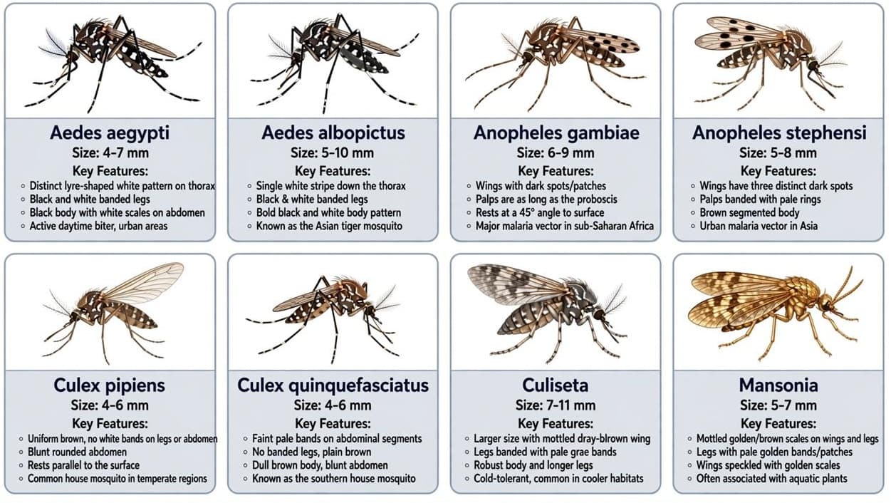 Adult mosquito, a target flying vector